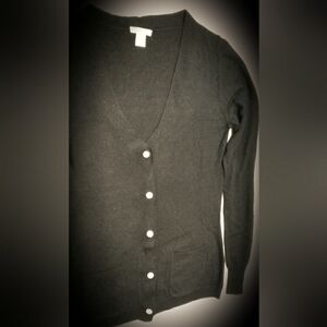 Max Mara silk/Cashmere 2 pieces blk top size M